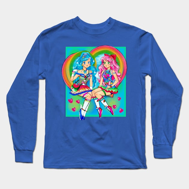 Decora Kei Girls Long Sleeve T-Shirt by MarielaArtShop